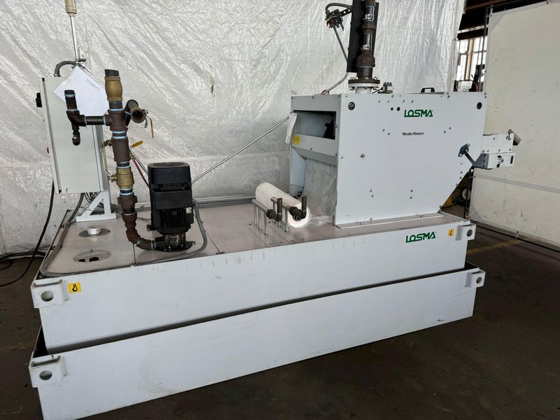 24" LOSMA MASTER MEDI-600 PAPER BAND COOLANT FILTRATION SYSTEM. (NEW IN 2014) STOCK # 0685324