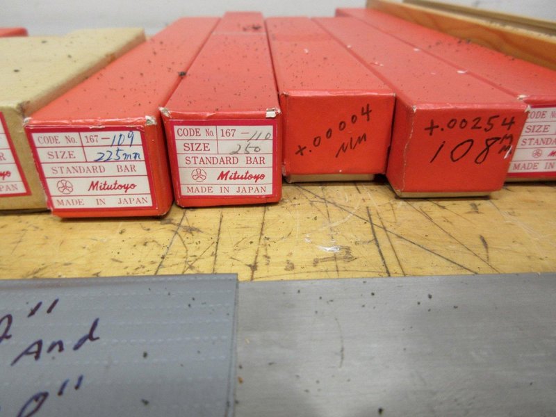 Standard &amp; Weights Set, Micrometer Standards Assorted Lengths, Micrometers Parrells  - Auction Item
