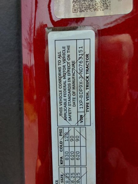 2022 Peterbilt 579 1XPBDP9X3ND763151