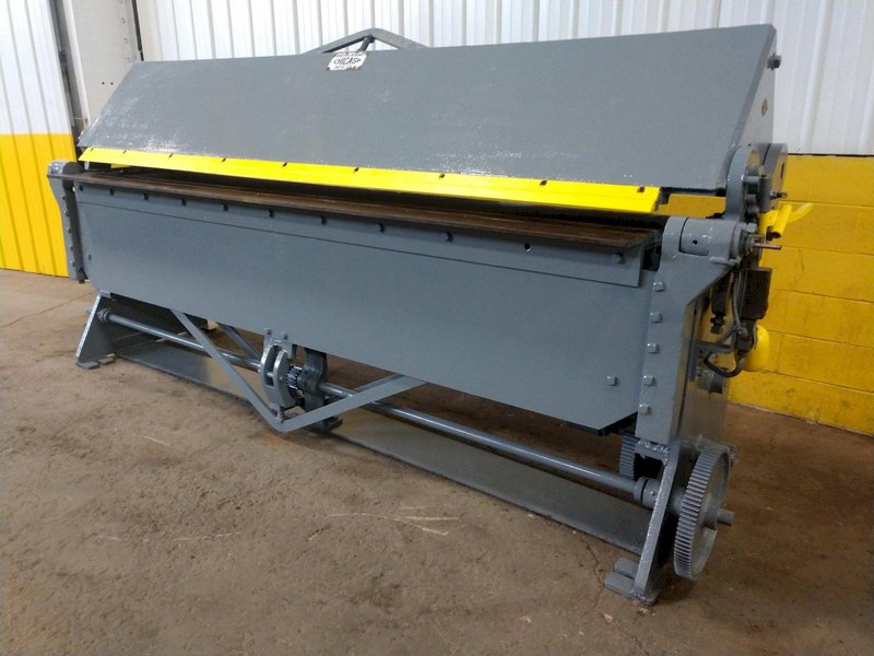 10' X 10 GAUGE DREIS &amp; KRUMP CHICAGO D&amp;K MODEL 204 POWERED APRON BRAKE: STOCK #14637