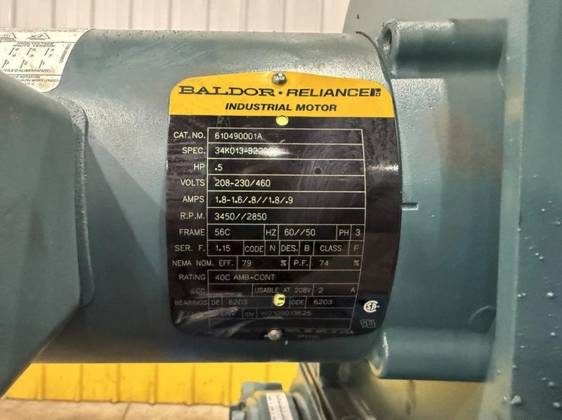 48" X 6" WEAN MOTORIZED SLITTER HEAD FOR SLITTING LINE. STOCK # 0435226