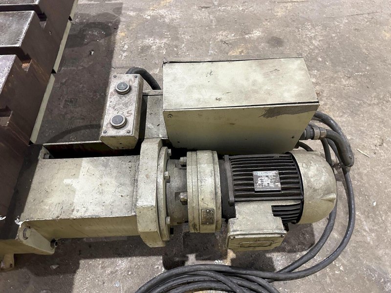 60" X 60" SHIBAURA MODEL #BFT-13CW2 T-SLOTTED ELECTRIC POWERED ROTARY TABLE: STOCK #19526