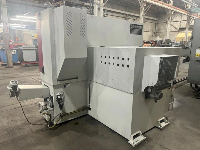 USED BEHRINGER 11.8" X 10.2" DUAL POST AUTOMATIC BANDSAW MODEL HBE 261A, Year: 2017