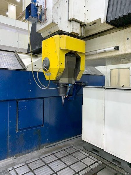 JOBS Linx/S 5-AXIS CNC Gantry Mill, 2003 – 3 Spindle Changer- HSK63, HSK100, 32 ATC, Fidia