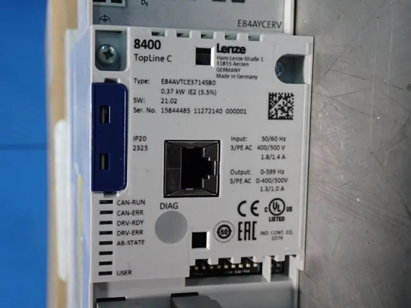 Lenze Inverter Drive 8400 Frequency Inverter - E84avtce3714sb0-erxxx