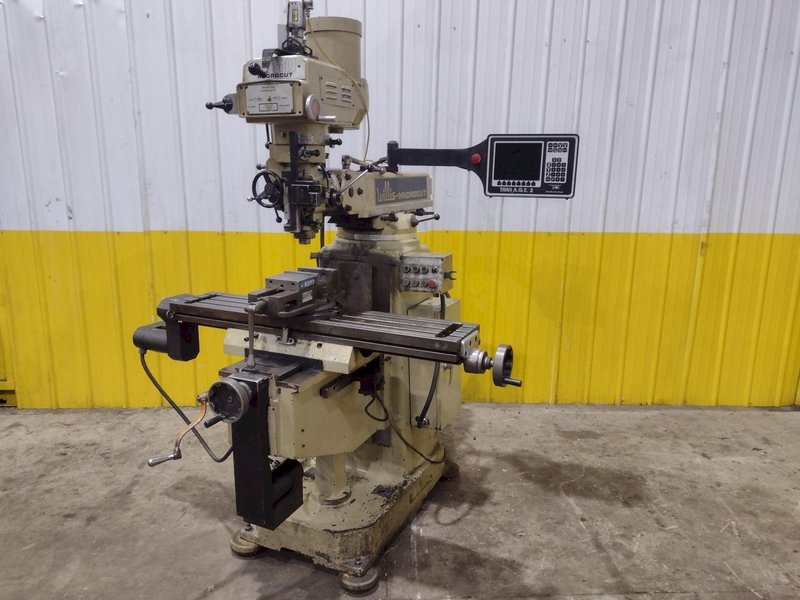 3 HP WILLIS  MODEL #MICRO CUT 1050 CNC TRAK AGE2 CONTROL RAM TYPE MILL: YOBRO #24806