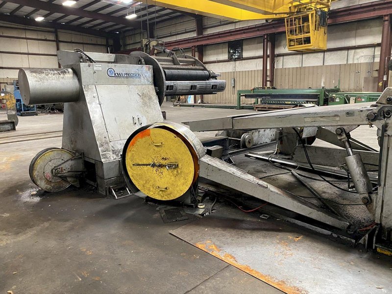 72" X .075 X 50,000 LB IOWA PRECISION SLEAR #3 SLITTING CUT TO LENGTH LINE STOCK #2177