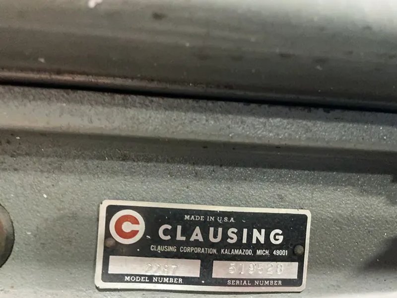 Clausing  16” X 18” Drill Press  - 2287