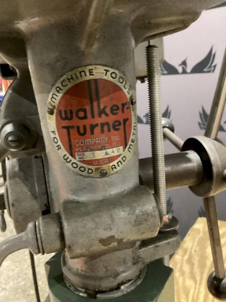 WALKER TURNER 2ft Radial Arm Drill USED