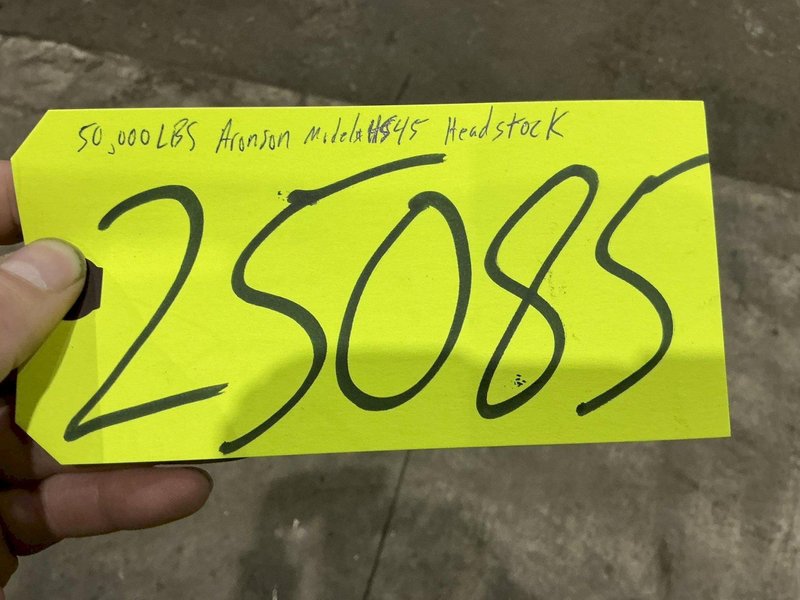 50,000 LBS ARONSON MODEL #HS45 HEADSTOCK TYPE WELDING POSITIONER: YOBRO #25084