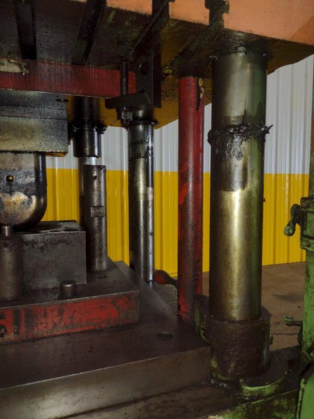 125 TON RODGERS MODEL MD125-2629A-WE 4-POST HYDRAULIC PRESS 18" STROKE: STOCK #11411