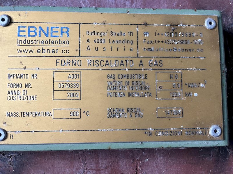 HC – FRV3 – EBNER Continuous Annealing Vertical Furnace