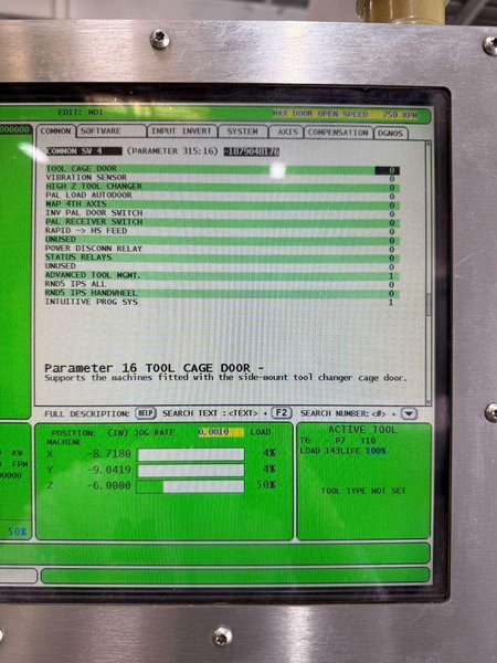 Haas VF-2SS CNC Vertical Machining Center – 12,000 RPM, HSM Mill