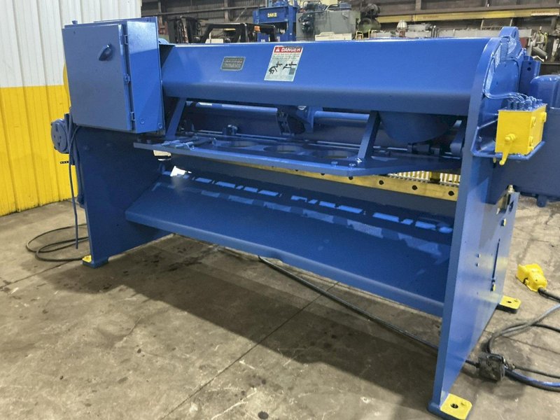 8' X 10 GAUGE CINCINNATI MODEL #1008 MECHANICAL POWER SQUARING SHEAR: STOCK #21094