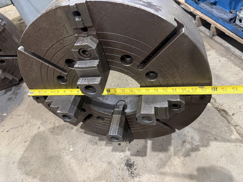 9" HOLLOW SPINDLE HOLE INDEPENTANT 4-JAW LATHE CHUCK: YOBRO#26441