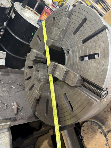 40/104" X 192/312" AXELSON SLIDING GAP ENGINE LATHE. STOCK #0888825