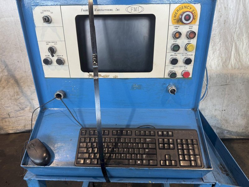 16" X 1" STEEL PLATE FRANKLIN MANUFACTURING PUNCH &amp; SHEAR LINE. STOCK # 0663725
