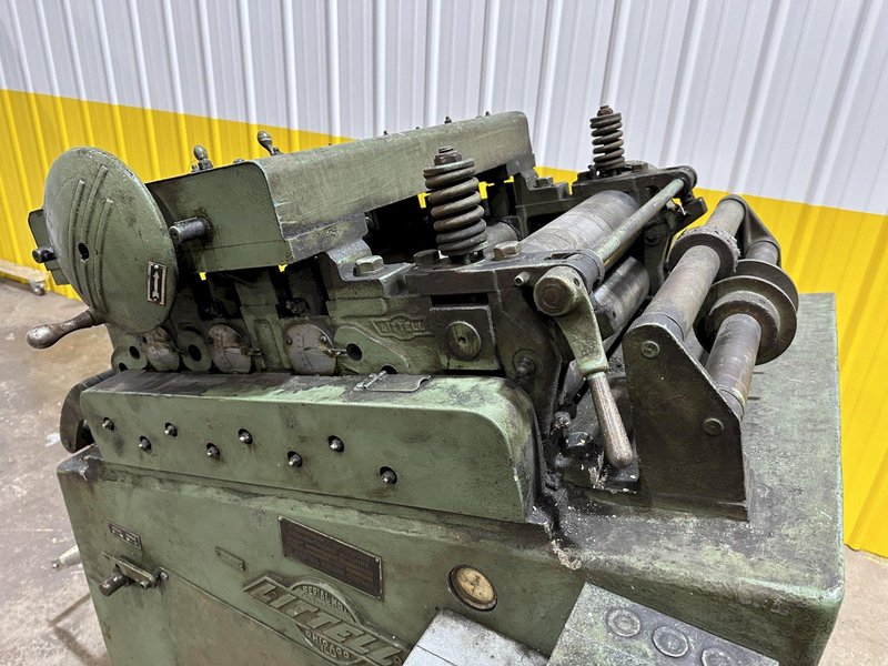 18" x .125" LITTELL MODEL #418HVS-7PD POWERED 7 ROLL COIL STRIP STRAIGHTENER: STOCK #19805