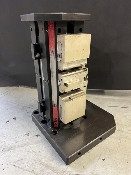 Chick ML4B08 Aluminum Workholding Vise Tombstone | 12" Base | 3x 4" Vices