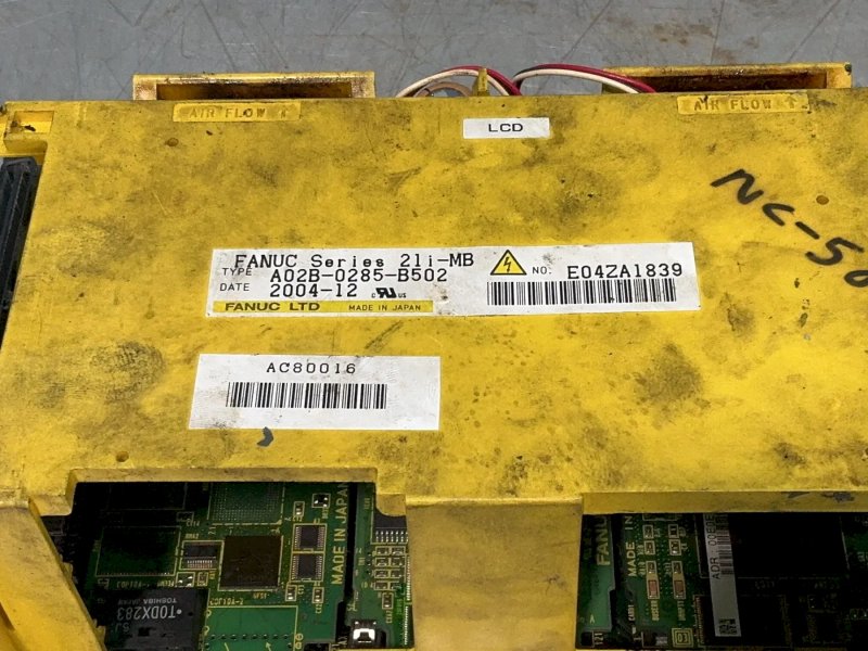 Fanuc 21i-mp Operator Panel - A02b-0285-b502