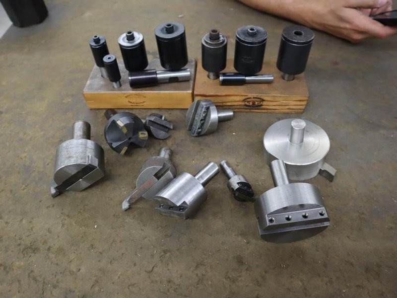 Sierra American Small Slitting Saw Arbor Sets (2), and Assorted Fly Cutters, Straight Shanks- Auction Item