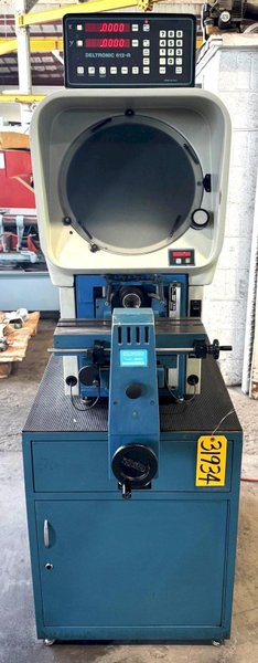 14" Deltronic Optical Comparator DH14-MPC, Surface Illumination, DRO