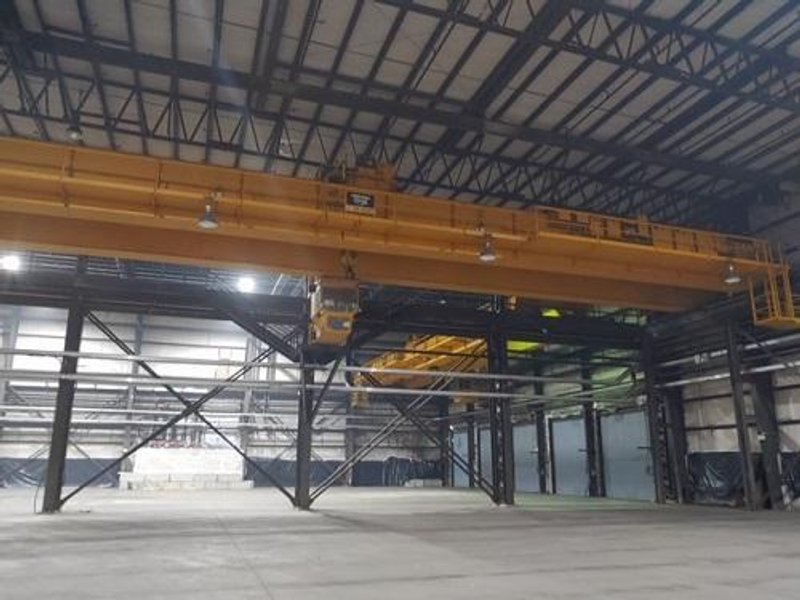 40 TON VIRGINIA TOP RUNNING DOUBLE GIRDER OVERHEAD BRIDGE CRANE