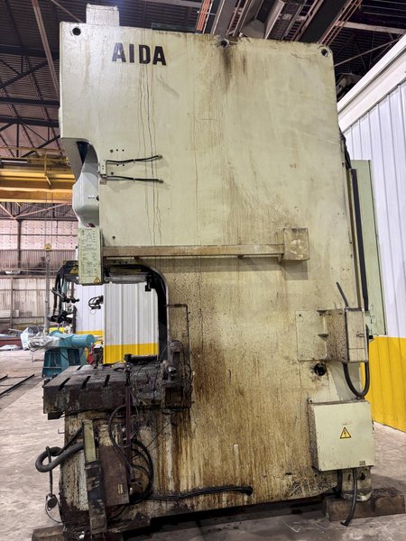 220 TON AIDA MODEL #NC1-200(2) GAP FRAME PRESS, WITH 9.84" STROKE: STOCK #22201