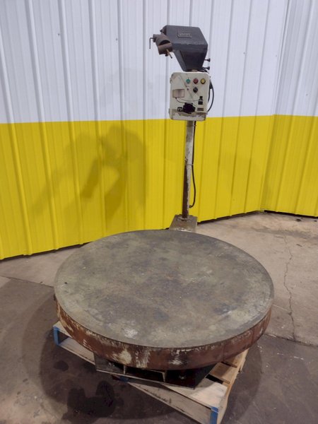 5000 LB X 42" DURANT MODEL #5025-42 R SERIES MOTORIZED HORIZONTAL PALLET DECOILER: STOCK #20261