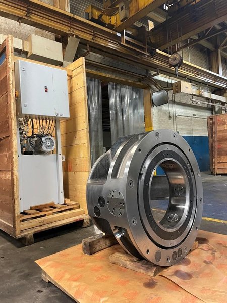 New, 34” Rohm Hydraulic Indexing Chuck with Hydraulic Power Unit