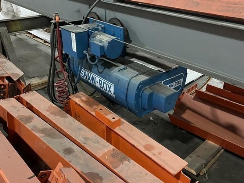 72" x 10,000 LB Banding Line With 5 Ton Monorail System STOCK #3044