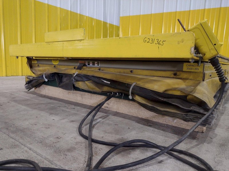 3500 LB X 60" X 48" SOUTHWORTH MODEL #LS4-36 HYDRAULIC SCISSOR LIFT TABLE, 110V SINGLE PHASE: STOCK #20929