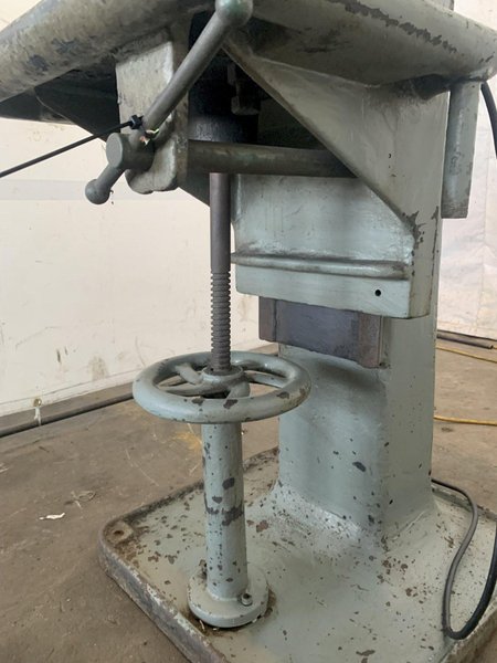 8" X 5 HP DOUBLE END PEDESTAL GRINDER. STOCK # 0680324