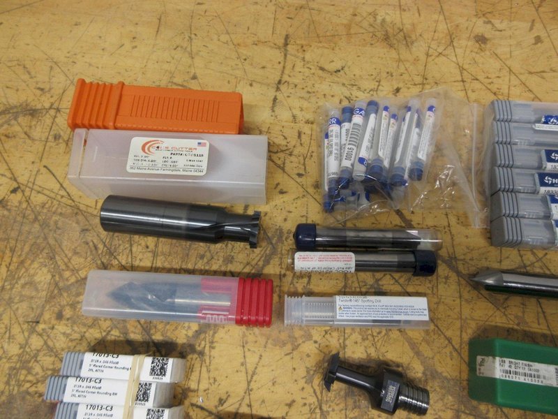 Solid Carbide Cutting Tools, Mostly Corner Rounding, Chamfering, Slotting- Auction Item