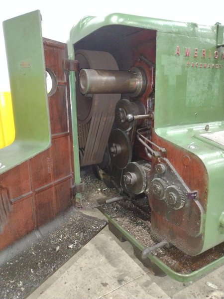 40" X 420" /35' AMERICAN MODEL H HEAVY PATTERN ENGINE LATHE, 2-7/8" HOLE: STOCK #22746