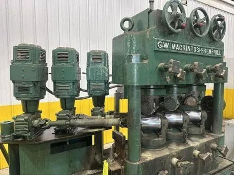 2.250" MACK-HEMP MODEL #924R ROTARY 6-ROLL TUBE &amp; PIPE STRAIGHTENER (14624)