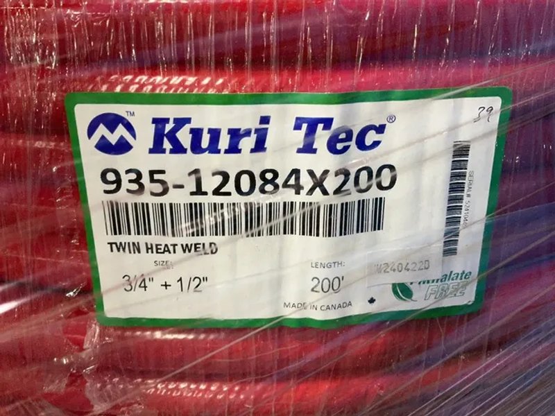 Kuri Tec 3/4” X 1/2” Red Air Hoses - 935-1208x200
