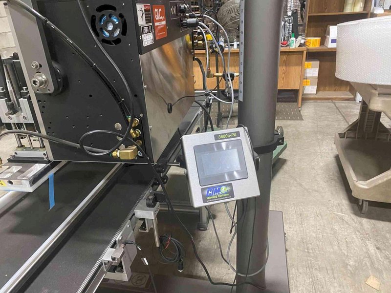 CTM 3600A Labeling System with 16″ x 8′ Conveyor, 2021 – Never Used