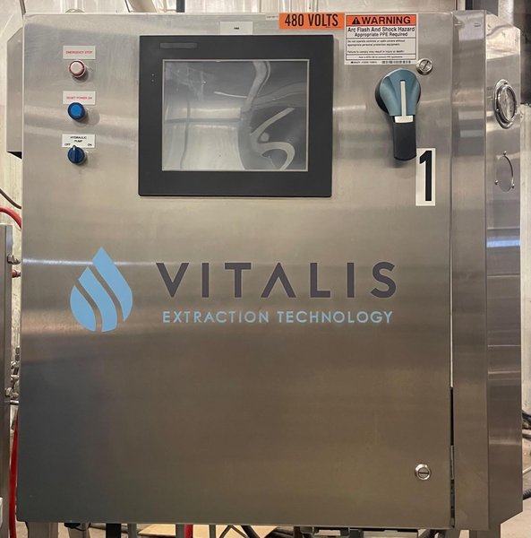 Skid-Mounted Vitalis R-200-H Extraction System, 2019 – Fully Integrated &amp; Production Ready