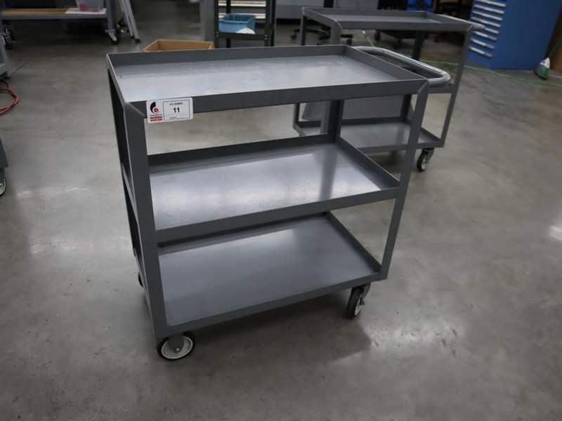 Uline Metal Tool Cart, 3 Shelves- Auction Item