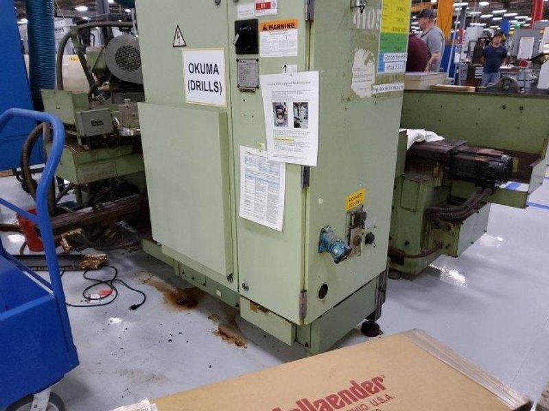 OKUMA MODEL #GA-34N CNC CYLINDRICAL GRINDER W/ TOOLING, MIST COLLECTOR &amp; FILTER: YOBRO #26469