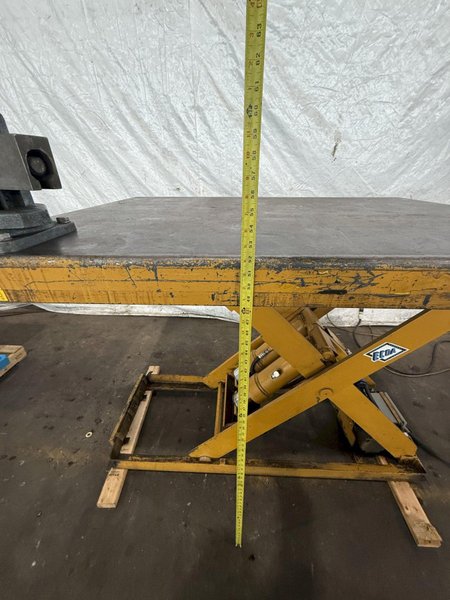 6,000 LB X 48" X 64" ECOA MODEL HLT HYDRAULIC LIFT TABLE. STOCK # 1009124