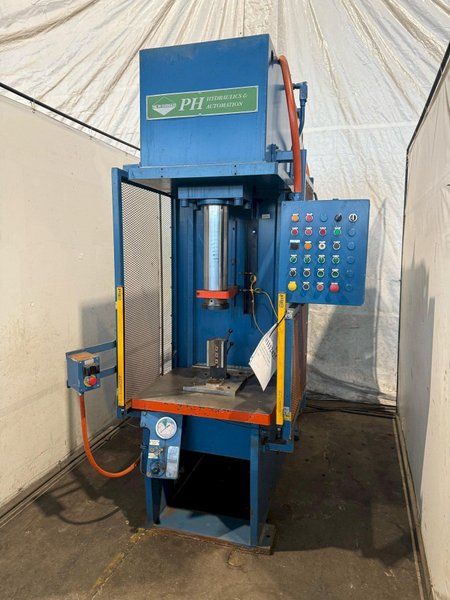 50-TON PH OGF-50 HYDRAULIC C-FRAME PRESS. STOCK #1112425