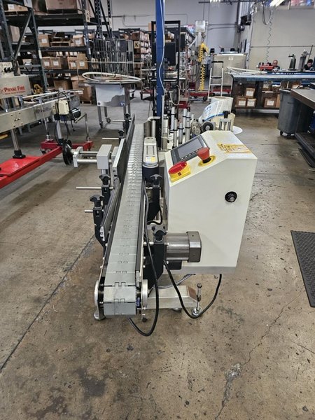 Accutek Bottling Line with Chadam Consultants 2 Head Gravity Filler, Accutek SA-1 Automatic Chuck Capper, Accutek APS106 Labelette Labeler, Everfilt Oil Filtration System, IBC Tanks