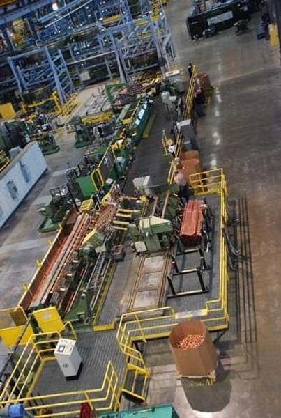 SCHUMAG IIB DOUBLE COMBINED DRAWING LINE FOR COPPER TUBE