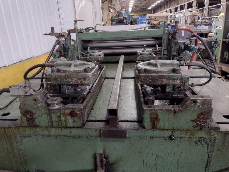 54" X 10 GAUGE DALLAS AIR FEED WITH EDWARDS SHEAR CUT TO LENGTH LINE: STOCK 15968