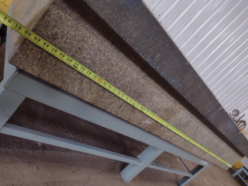 8' X 4' X 14" MITCHELL PRECISION LAYOUT INSPECTION GRANITE TABLE: STOCK #23805