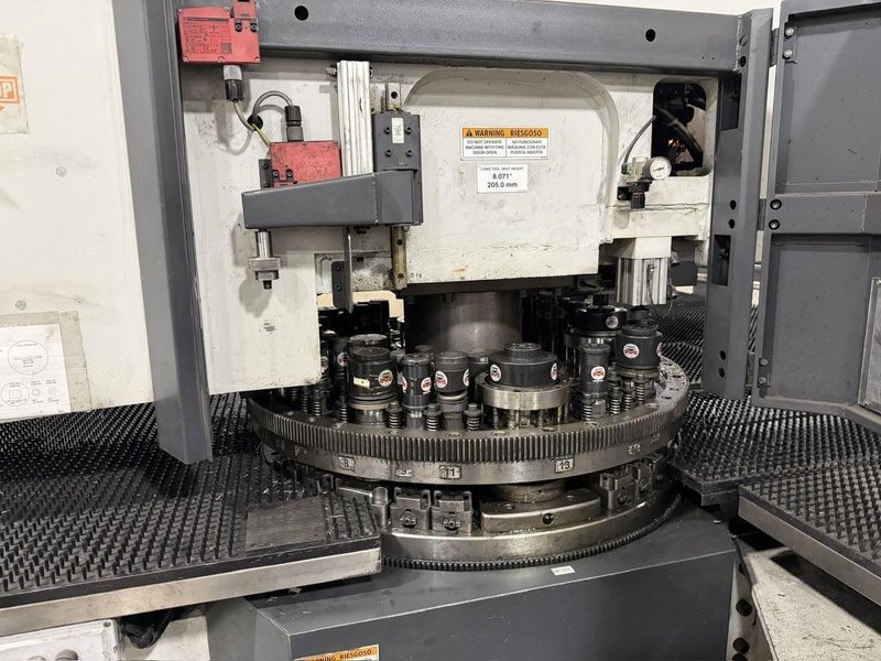 LVD STRIPPIT 30 TON TURRET PUNCH MODEL V30-1525, NEW 2011, 60" X 98.4" CAPACITY, FANUC 18i-PB CONTROL, TOOLING, SPARE PARTS , AND LASER LIGHT CURTAINS INCLUDED