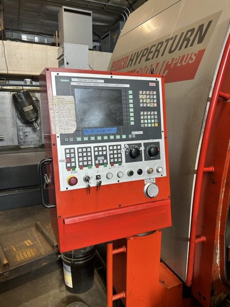 Emco Hyperturn 690MC Plus Twin Turret CNC Lathe, 2004 – Sub-Spindle