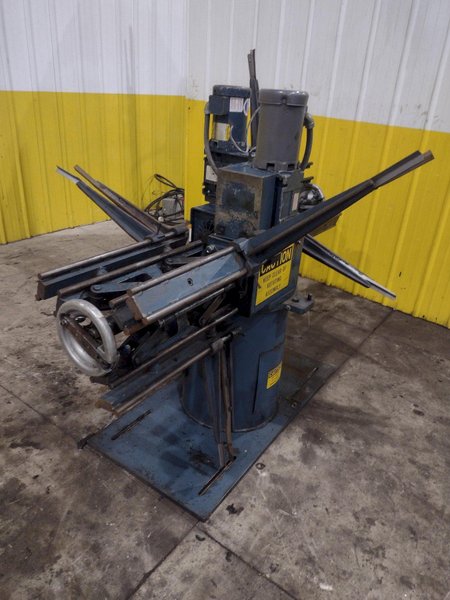 1,600 X 18" CWP MODEL #2RDM MOTORIZED DOUBLE END COIL REEL UNCOILER: YOBRO #24498